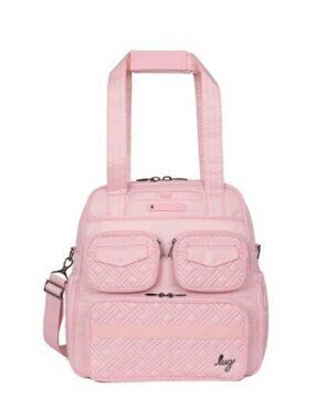 Lug Puddle Jumper LE Convertible Tote Bag Bubble Pink Pastel